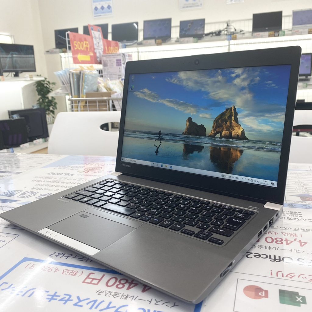 TOSHIBA RZ63/FS のオススメノートパソコン情報【PC堂 大樹寺店】