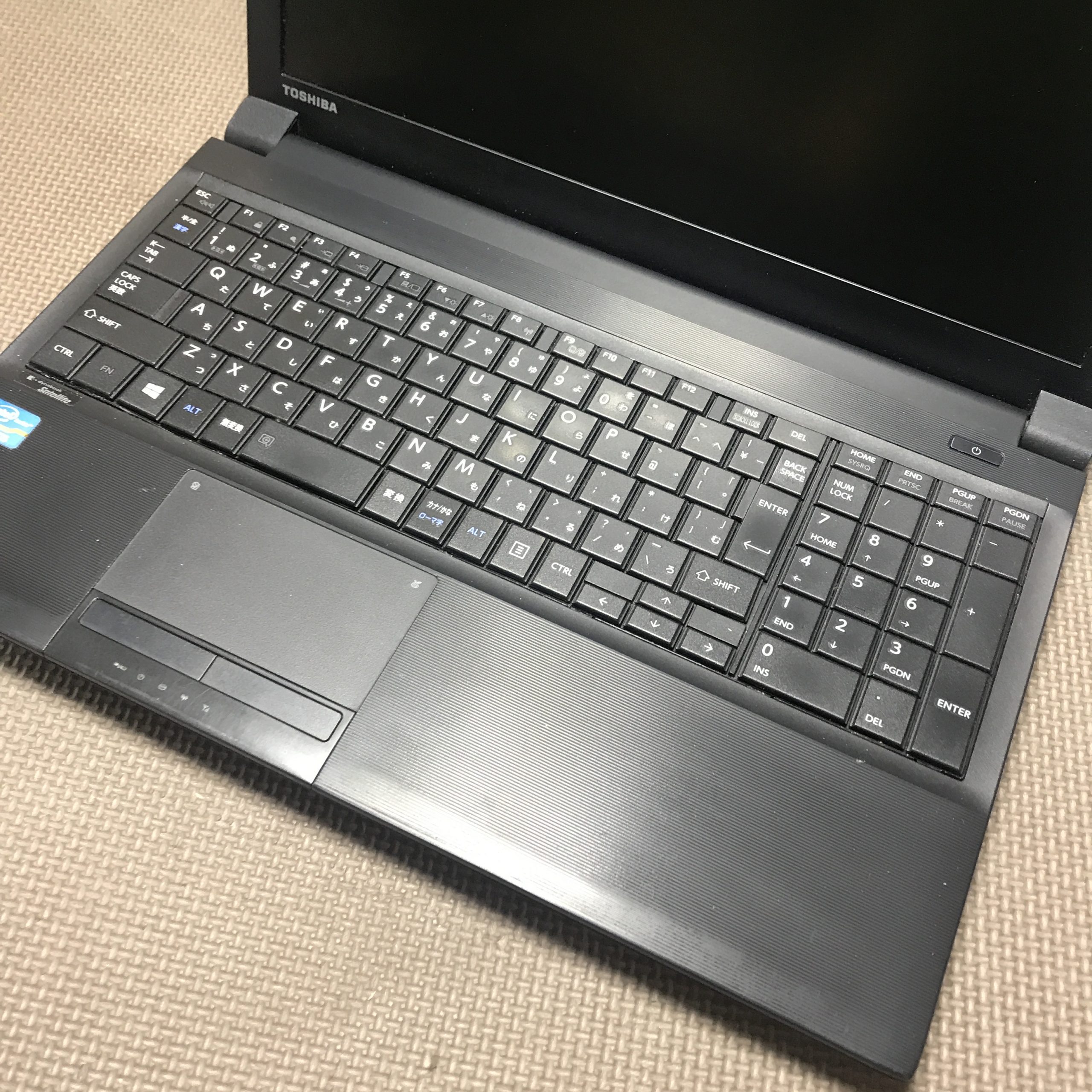 TOSHIBA・dynabook ノートパソコンのキーボードのキー破損による修理